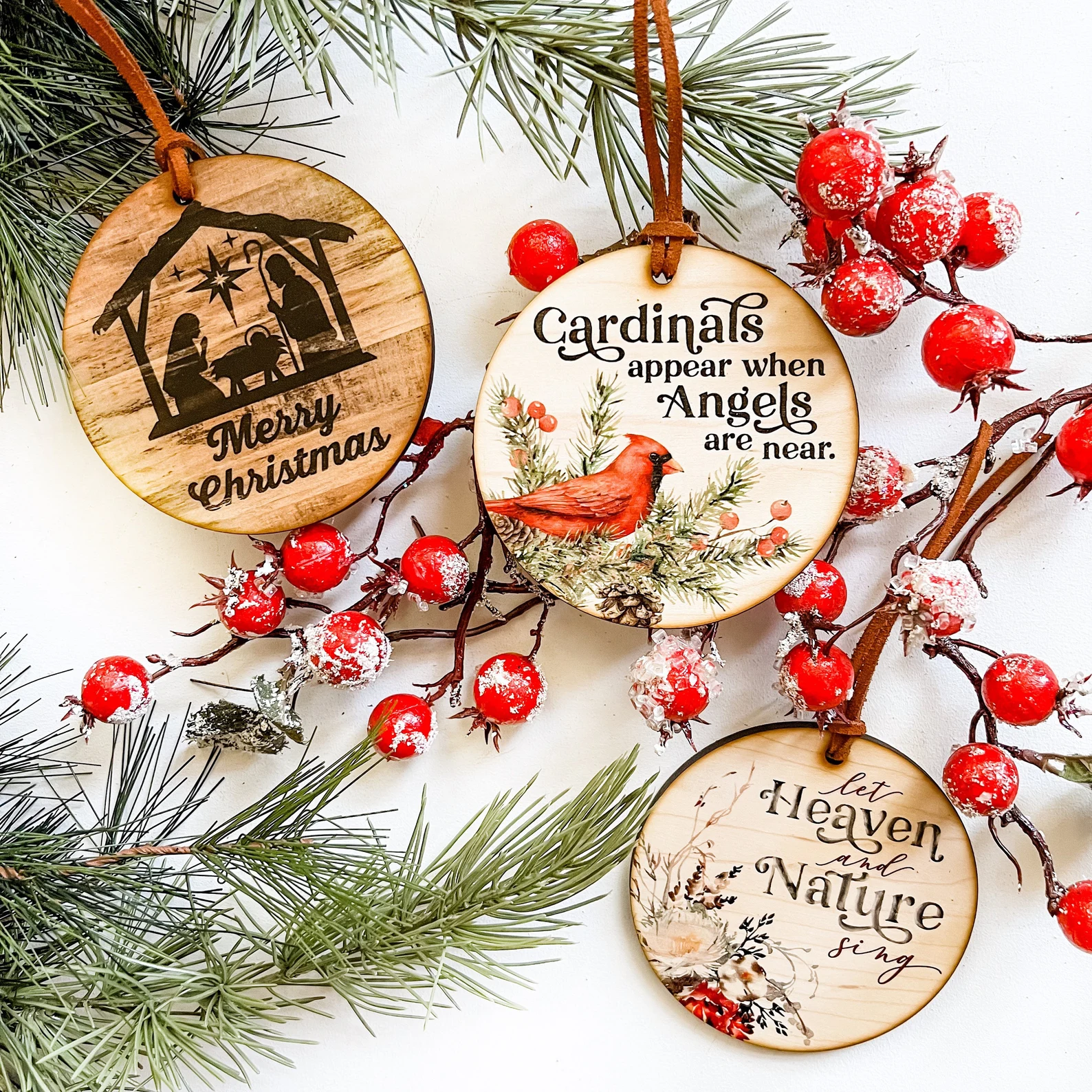 Christmas in Heaven Memorial Ornament – WillowBee Signs