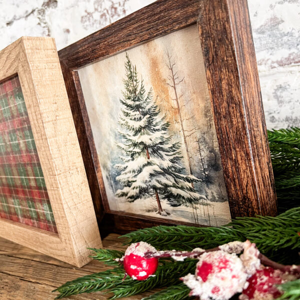 Mini Christmas Prints Wood Sign - Image 5