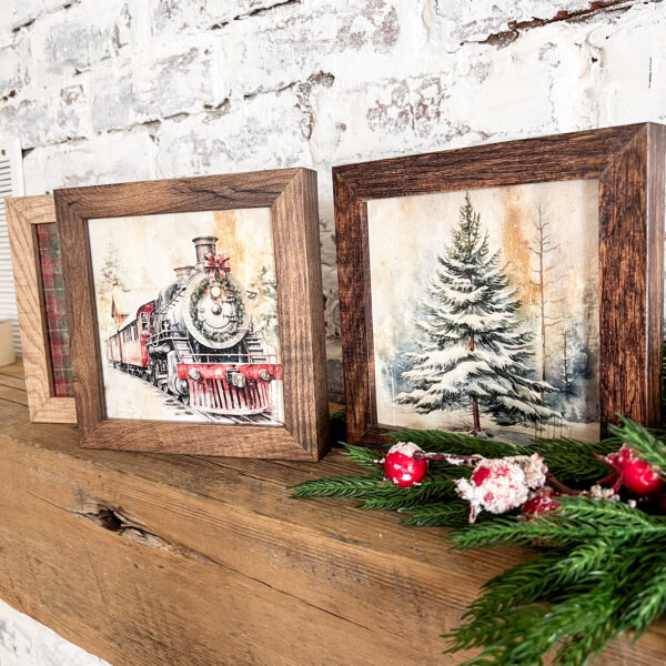 Mini Christmas Prints Wood Sign - Image 7