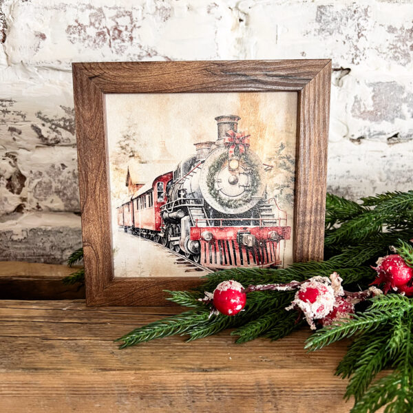 Mini Christmas Prints Wood Sign - Image 8