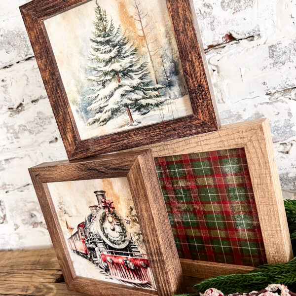 Mini Christmas Prints Wood Sign - Image 4