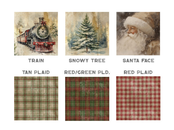 Mini Christmas Prints Wood Sign - Image 3