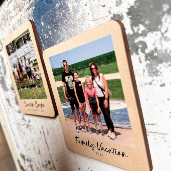 Custom Photo Magnet on Wood - Image 5