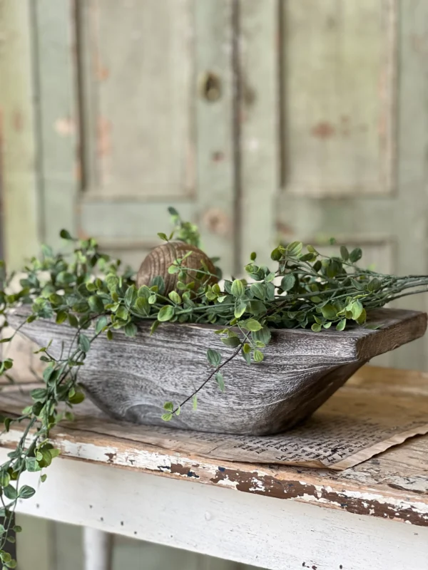 Wood Sylvan Trencher Dough Bowl