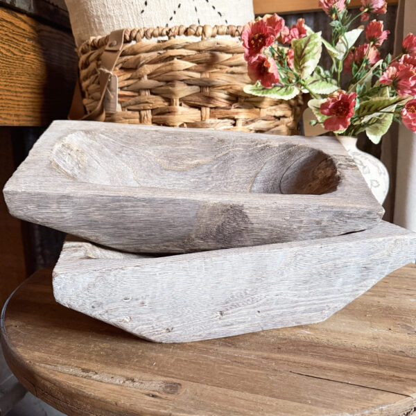 Wood Sylvan Trencher Dough Bowl - Image 3