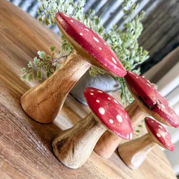 Wooden Mushrooms - Image 2