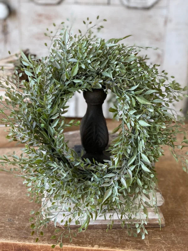 Mixed Sage Candle Ring 14"